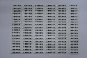 China Tear Proof 58kHz Insert Soft DR Printed Barcode Labels For Price , Instruction factory