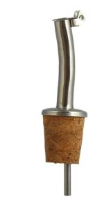 China Customized Pour Spout For Oil and Wind with stainless steel cork GK-PS01 factory