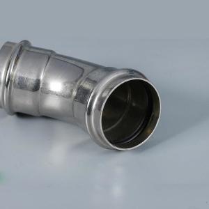 China Polishing Carbon Steel Press Fittings 90 Degree ISO9001 Certification factory