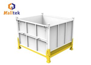 China Galvanized Weld Mesh Heavy Duty Collapsible Warehouse Pallet Cage factory