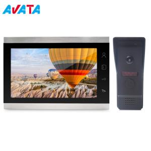 China Metal 10&quot; Big Touch Screen HD Video Door Bell Video Intercom for home security factory