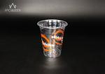 Recyclable PET Disposable Plastic Drinking Cups For Cold Beverage