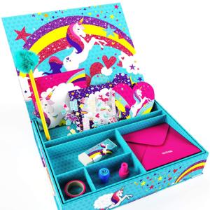 China Student Girls Notepads And Stationery Supplies Kit Unicorn Gift Set 45 Piece factory