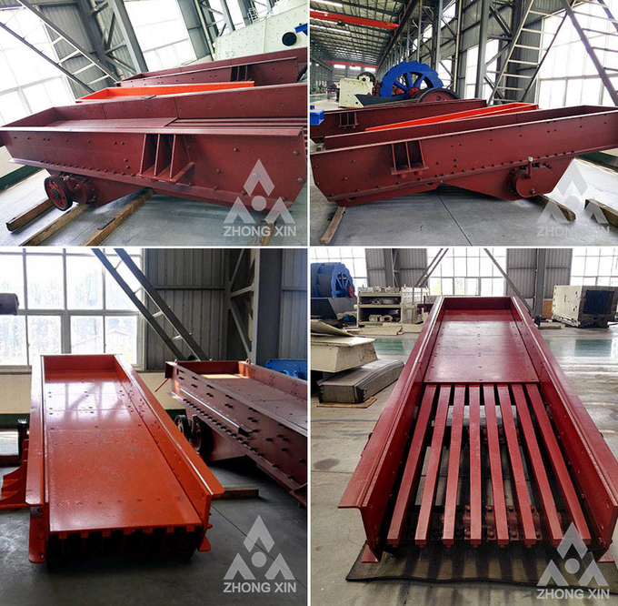 Gravel Ore Vibrating Feeder Machine For 200-250TPH Stone Crushing Plant