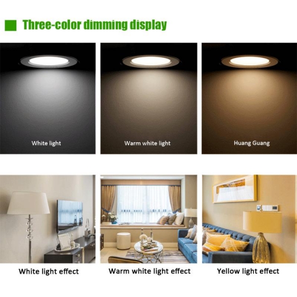 High CRI IP44 Fixed 15W COB LED Downlight 1800LM 0 - 10V Dimmable / Dali Dimmable