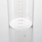 Borosilicate Clear Glass Storage Jar Food Containers 1600ml 11 Inch Height With