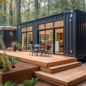 China Lightweight Prefab Container House Affordable Shelter Eco Friendly Container Homes factory