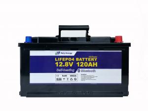 China RV Energy Storage 12V 120Ah Bluetooth Lithium Battery With Heating on sale