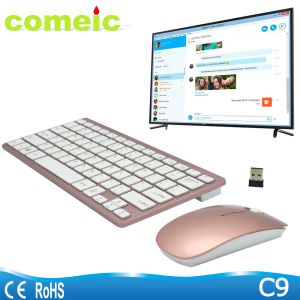 Mini 2.4G Wireless Keyboard Mouse Combo With Multimedia Function Keys