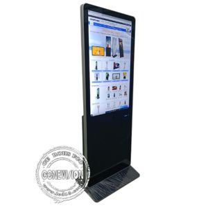 China 43 Inch G+F Touch Screen Kiosk Information Checking Station With Thermal Printer on sale