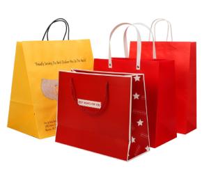 China Greaseproof 20*11*22cm Eco Friendly Paper Bag factory