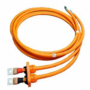 China UL Certified Copper Nose Terminal Pv Accessories 1000mm Wire Length Silicone Insulation 70mm Wire factory