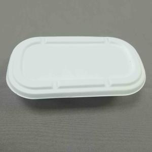 China 1000ml 2-Components Unbleached Wheat Straw Lunch Box Biodegradable Food Container Great For Restaurant Carryout Or Party factory
