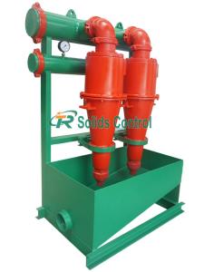China TRZS60 Bottom Shaker Drilling Mud Desander 45um - 75um Separation Point factory