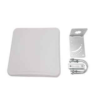 China Outdoor Uwb Pcb Antenna Design Flat Panel Antenna 3700-4200MHz 18dBi N Connector 260x260x35mm factory