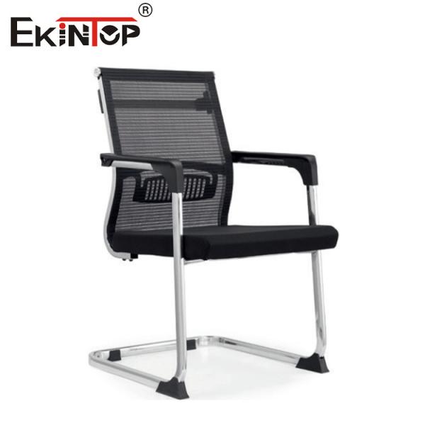 China Breathable Mesh Back Office Chair With Curved Metal Frame factory