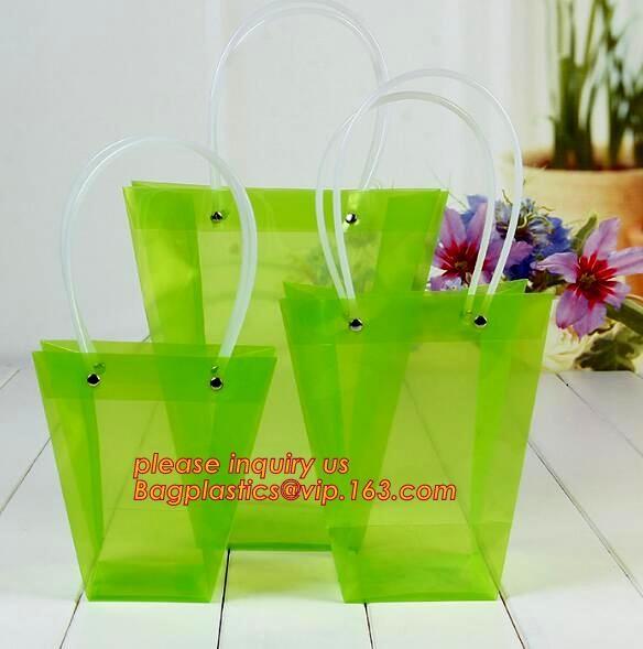 custom printed PE soft loop handle shopping plastic bag/Heat Seal Boutique Store