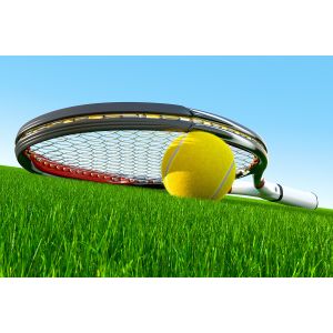 China Monofilament Artificial Plastic Grass Good Water Permeability Green on sale