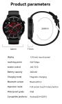 HK85 1.43" Round Women'S Bluetooth Watch BT Call Health Tracker