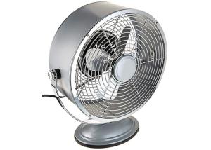 China Portable Vintage Electric Table Fan Personal 2 Speed Setting For Office / Kitchen factory