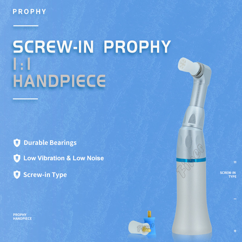 Dental Polishing Brush Handpiece Crew Prophy Low Speed Contra Angle Handpiece