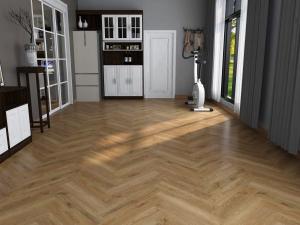 China 20mil Wear Layer Herringbone SPC Click Flooring Anti Bacterial factory