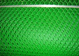 China 0.6cm Hole 5mm Green Plastic Mesh Netting Roll factory