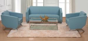 China Modern PU leather China reception office sofa factory