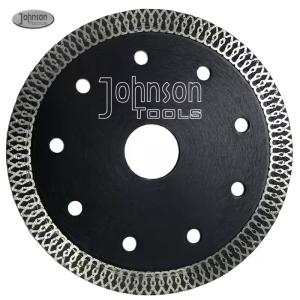 China 4.5inch Super Thin Disco Diamantado Para Porcelanato De Corte Piedra Diamond Saw Blade For Angle Grinder factory