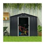 Color Steel Plate Galvanized Steel Outdoor Garden Roofed Metal Storage Shed