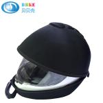 Custom black Eva travel portable case for motorbike bicycle helmet 360*300*260