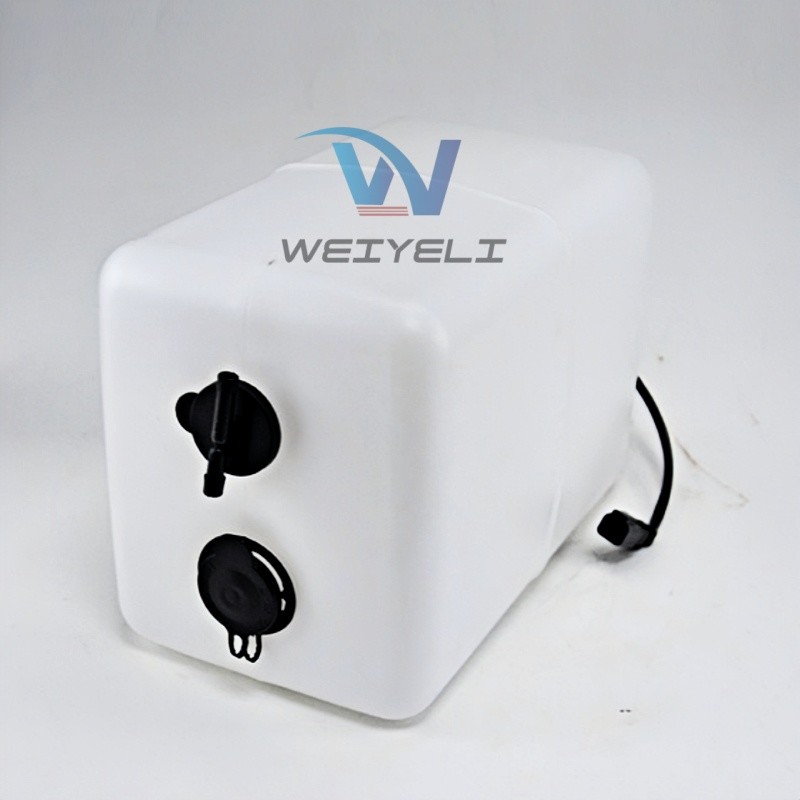 Construction Machinery Plastic Radiator Overflow Tank For Cat E345D2/349D2