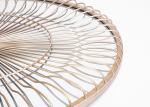 Wrought Frame MDF Decorative Round Metal Wall Art Mirror