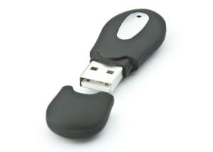 China Blue Custom Flash Drives White Paper Box Packed 3 Years Warranty factory
