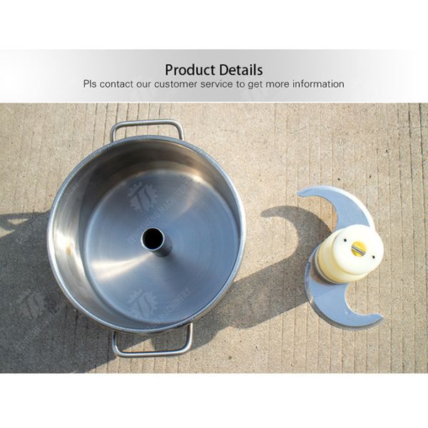 6 Liters 100KG/H SS Meat Processing Machine Food Crusher