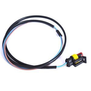 Custom 600mm Vehicle Wiring Harness Cable HID Waterproof Plug Socket