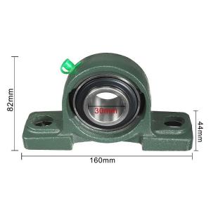 China UCP201-8 UCP205 UCP206 pillow block mounted bearing 1/2'' Bore Solid Cast Iron Base factory