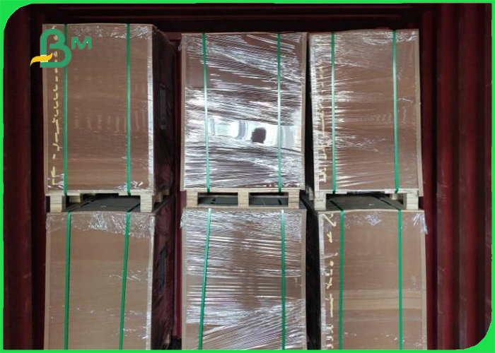 300gsm +15g PE Coated Brown Kraft Paper  For Lunch Boxes Food Safe 61 * 86cm