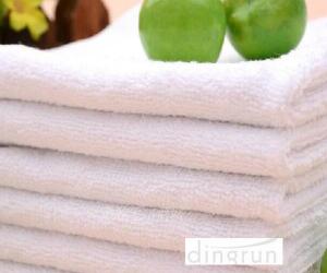 China Compact Pure White Hand Towels For Hotel , Soft Touch Hand Wash Cloth Fast Drying factory