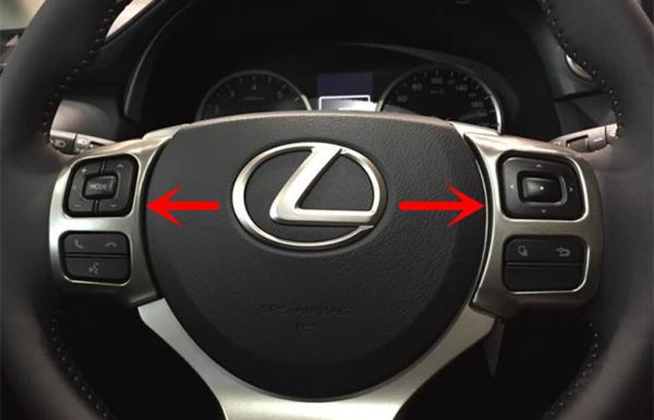 LEXUS NX200/NX300 2015 Interior Decoration Parts , Chromed Steering Wheel