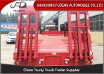 Heavy Duty Semi Lowboy Trailer , Multi Axles Low Loader Semi Trailer