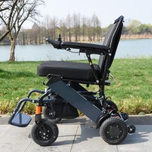 China Folding Lightweight Motorized Wheelchair Electric Aluminum Alloy factory