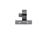 M0.5 S45 Steel Helical Gear Rail Rack CNC Miniature Toothed Rack