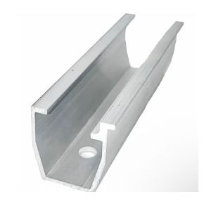 Corrosion Resistant Clamp Mounting Solar Panel Rails / Pv Mounting Rails