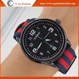 China Black&amp;Red Stainless Steel Back Watch Quartz Analog Watches Sport Watch Casual Watch Hot factory