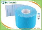 Muscle Support Kinesiology Tape For Back Pain , Physio Athletic Tape 5cmX5m Blue