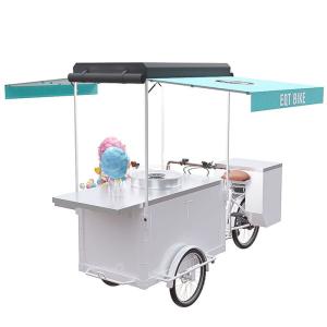 China Mobile Snack Cart Stainless Steel Material Easy Operating CE Approval factory