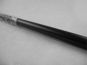 China High Performance Round Carbon Fiber Tubing / Pipe with 3K Matt Plain factory