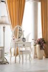 Rococo furniture, solid wood double bed 8009