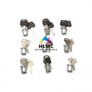 China Excavator Accessories Hitachi Sumitomo Kobelco Hyundai Daewoo Komatsu Kato Side Door Lock Core Lock Core Point Type factory